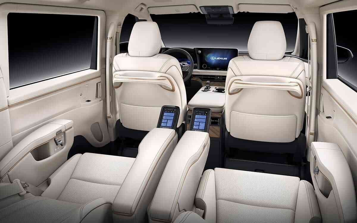 Hàng ghế thứ hai của Lexus LM500h